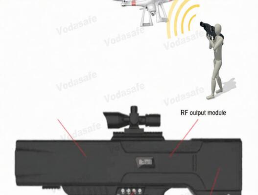 주문 1500m 큰 적용 무인비행기 RF 방해기, 방수 방향 무인비행기 방해기 online manufacture