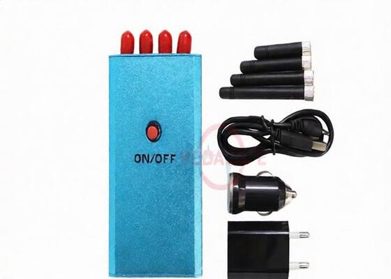 주문 4개의 안테나 휴대폰 빈도 방해기, 10m까지 효과적인 휴대전화 방해기 online manufacture