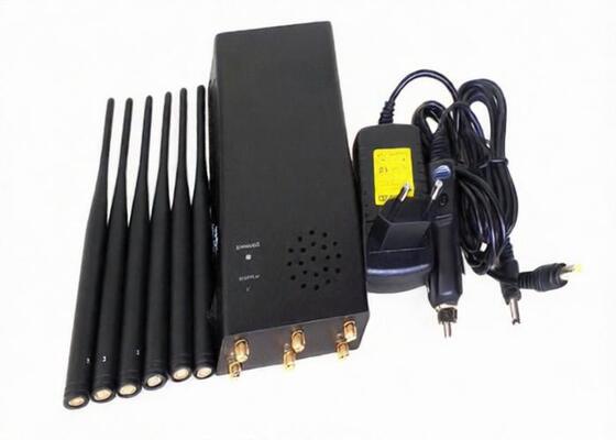 주문 고성능 6 방법 휴대용 방해기 장치, 세포질 신호 차단제 6000mAh 건전지 online manufacture