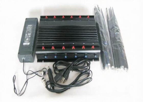 주문 가득 차있는 밴드 휴대전화 신호 차단제, 12V 차 충전기를 가진 휴대폰 방해기 online manufacture