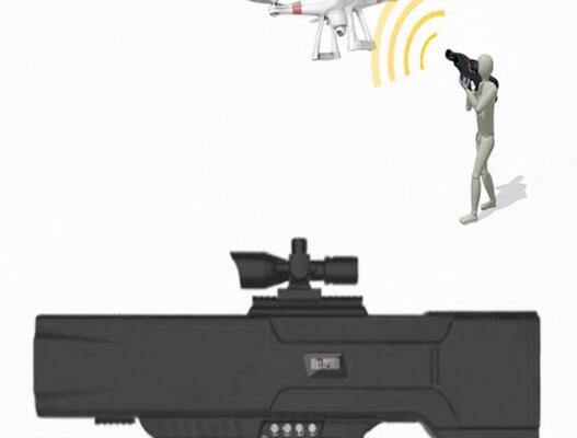 주문 WiFi 2.4GHz 5.8GHz GPSL1용 55W 리튬 배터리 무인 항공기 신호 방해기 800-1000m online manufacture