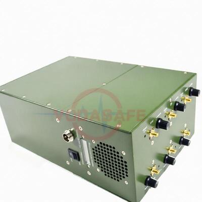 주문 6개의 안테나를 가진 건전지에서 건축된 휴대폰 신호 차단제 방해기 30W를 후에 짊어지십시오 online manufacture