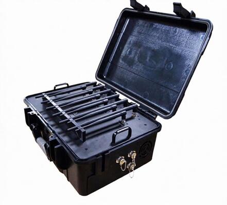 주문 ICNIRP 86 와트 휴대용 신호 방해기 2.4G 5G UHF VHF WIFI 신호 차단기 online manufacture