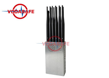 12 Bands 5G 4G 3G Wifi GPS Tracker Portable Signal Jammer 12Walt 30meter Jamming Range