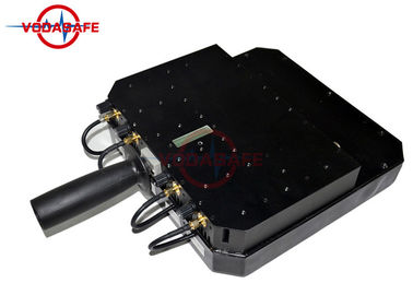 4 Band 24W Mobile Phone Signal Jammer Work For 2.4G 5.8G Drone Signals / Gps L1L2L5